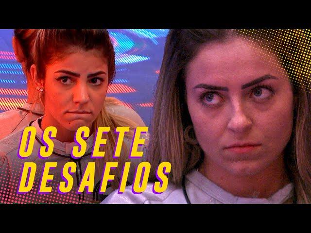 HANA, HARIANY E PAULA ENFRENTAM O QUARTO DOS 7 DESAFIOS  | BIG BROTHER BRASIL 19