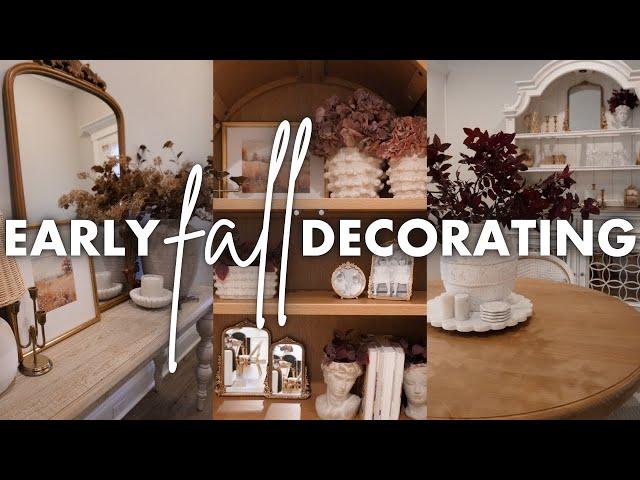 2024 EARLY FALL DECORATING | FALL DECORATE WITH ME | FALL DECOR IDEAS | COZY FALL HOME DECORATING