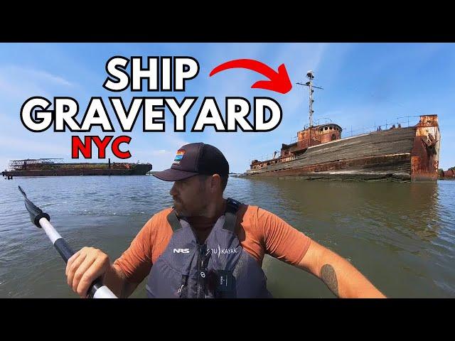 Kayaking & Exploring the Infamous Staten Island Ship Graveyard in NYC