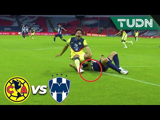 ¡ESPELUZNANTE lesión de Valdez! | América 0-0 Rayados | Guard1anes 2020 Liga BBVA MX - J6 | TUDN