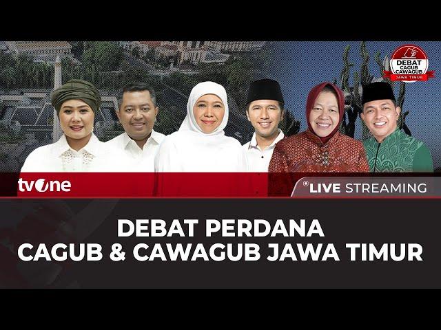 [LIVE] Debat Cagub dan Cawagub Jawa Timur 2024 | tvOne