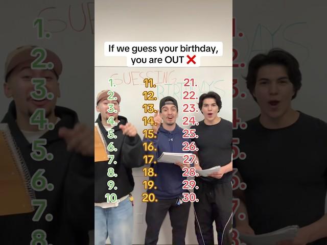 If we guess your birthday, YOU’RE OUT @juiceditup @marquitos.g15