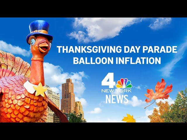 Macy's Thanksgiving Day Parade Balloon Inflation 2024 | NBC New York