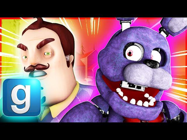 Gmod FNaF | Bonnie In Hello Neighbor! -