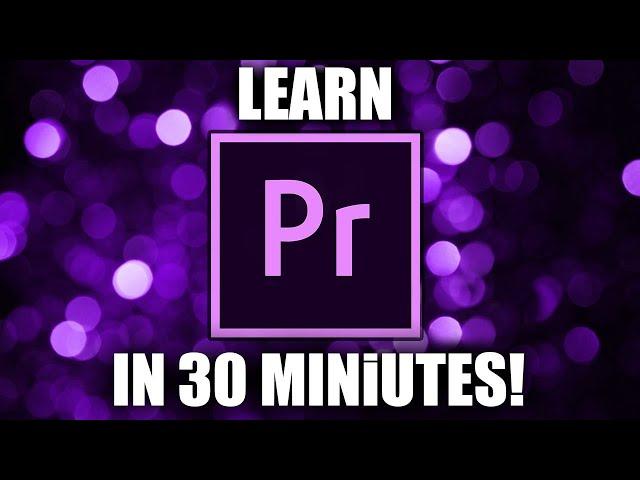 PREMIERE PRO TUTORIAL | For Beginners + Work Files Included!