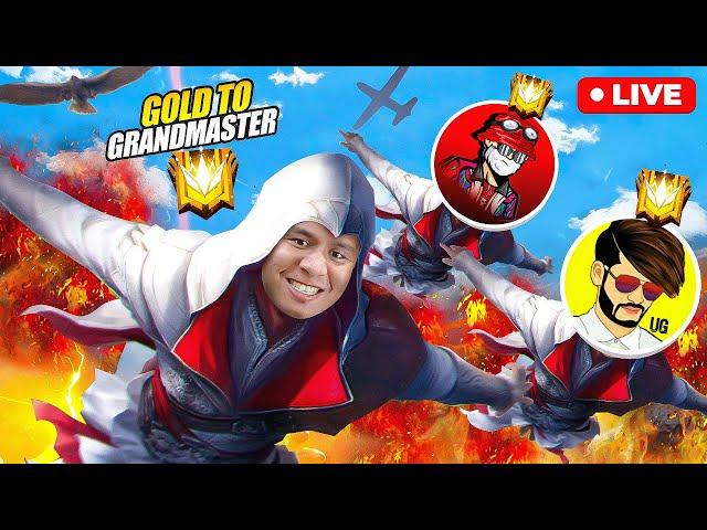 13 Million 13 Hours Live Grandmaster Push with V Badge Youtubers  Tonde Gamer #freefire #live