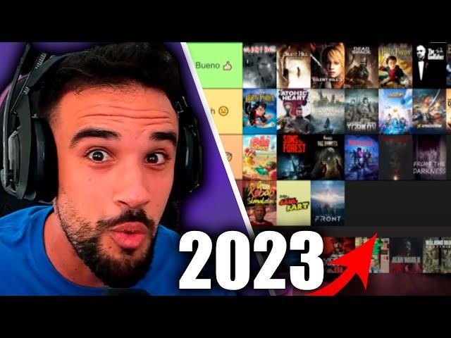 ILLOJUAN hace la TIER LIST del MEJOR JUEGO al PEOR JUEGO que HA JUGADO en 2023 | TWITCH