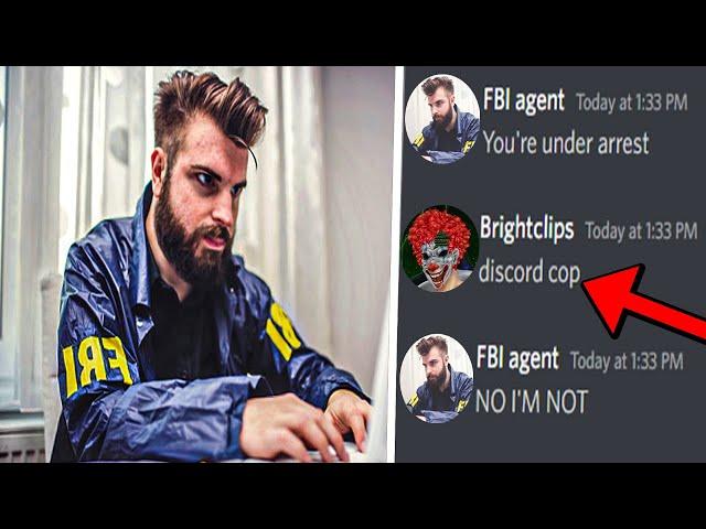 Trolling A FAKE FBI Agent On Discord...