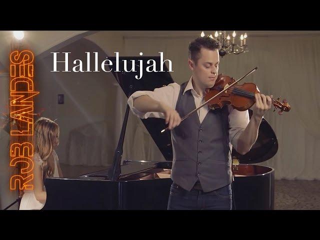 Hallelujah - Violin Looping cover - ONE TAKE (by Rob Landes and Aubry Pitcher)