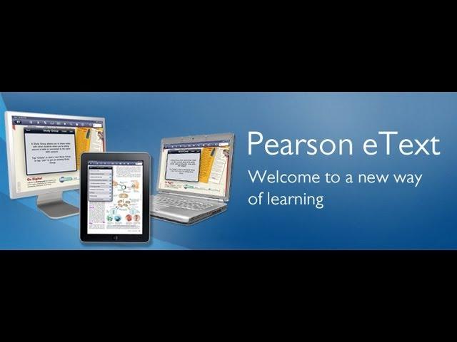 How to use the Pearson eText App