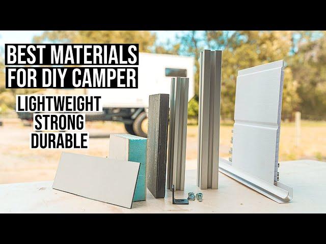 DIY CAMPER BEST MODERN CONSTRUCTION MATERIALS - Van Build, Bus Conversion, Caravan, RV, Motorhome