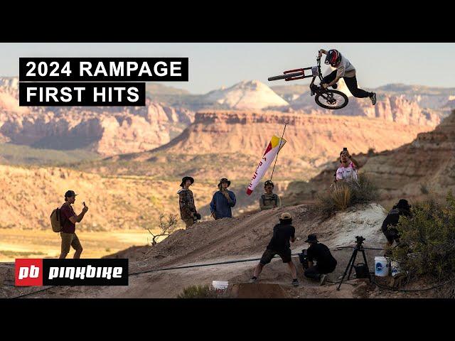 Riders Hitting Their Lines For The FIRST TIME | 2024 Red Bull Rampage