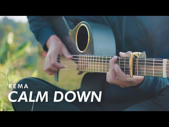 calm down - Rema | fingerstyle guitar cover