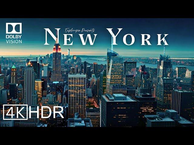 Experience the Magic of NYC at Night: 4K HDR Drone Flight 2025