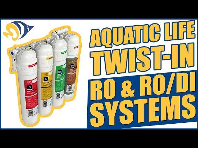 The easy and mess-free Aquatic Life Twist-In RO & RO/DI Systems