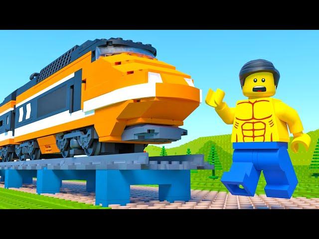 LEGO Train Gym Fail