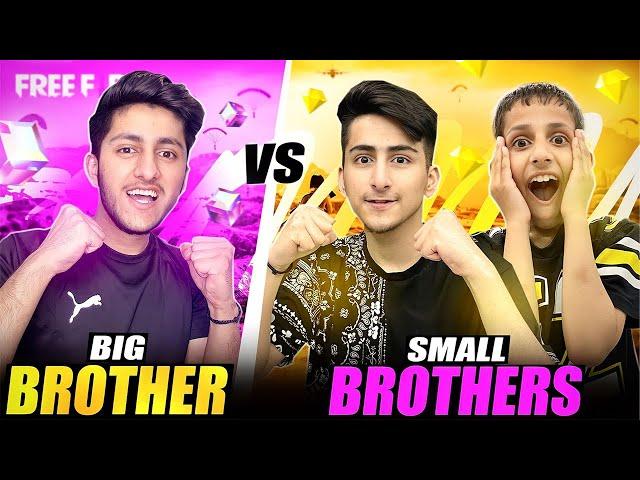 BIG BROTHER VS SMALL BROTHERS 1 VS 2 CLASH SQUAD GAMEPLAY - GARENA FREE FIRE