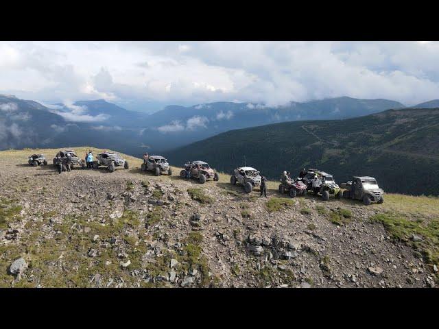 SxS trip to Tumbler Ridge. Mountain trails , lakes & waterfalls. Part 1