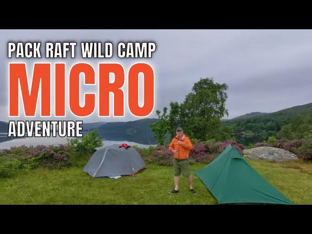 #344 Pack Rafting Wild Camp Micro Adventure | First Night In The Durston X-Mid Solid |