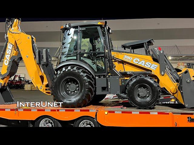 Transporting CASE Construction Machines