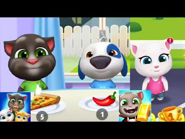 My Talking Tom Friends VS Talking Tom Gold Run Gameplay Comparison (Android/iOS)