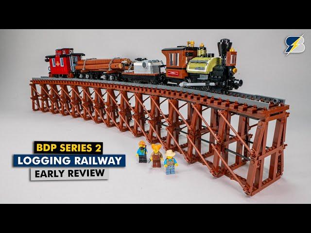Bricklink Designer Program Series 2 - Logging Railway early review