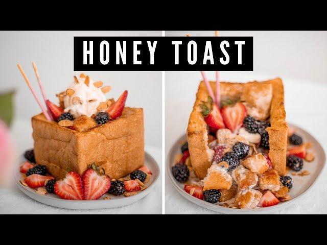 HOW TO MAKE JAPANESE HONEY TOAST | SHIBUYA HONEY TOAST