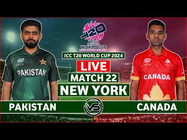 ICC T20 World Cup 2024 Live: Pakistan vs Canada Live | PAK vs CAN Live Scores & Commentary