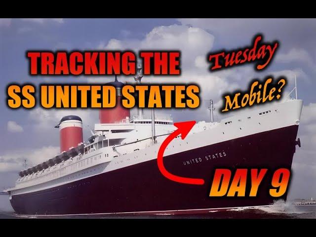 SS United States continues on the voyage to Alabama - Day 9 - Weather Ahead