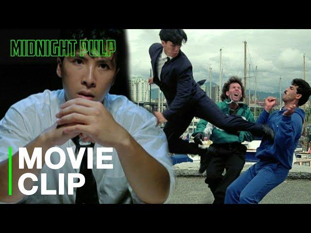 Donnie Yen best fly kick in the action movie game | 'In the Line of Duty 4: Witness (1989)