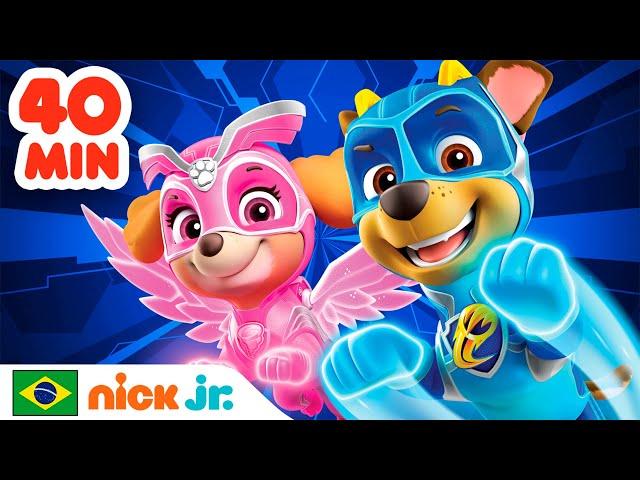 Patrulha Canina | 40 MINUTOS dos episódios MAIS NOVOS | Nick Jr. em Português