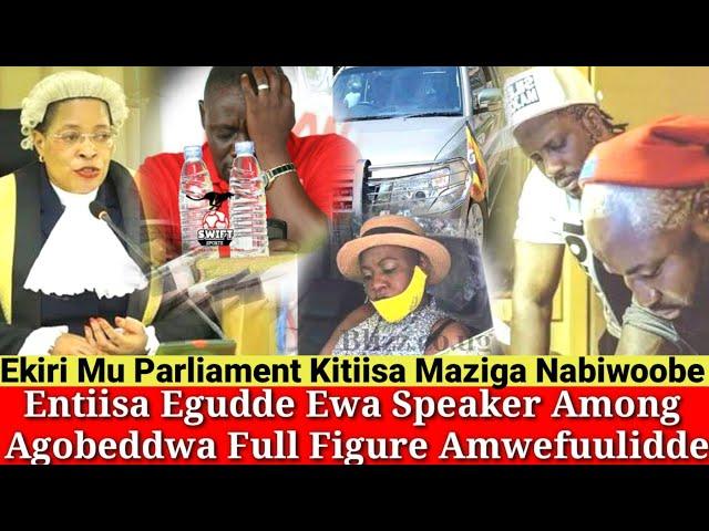 Entiisa Egudde Mu Parliament Speaker Among Kyika Agobeddwa Full Figure Okulumba Gen M7.