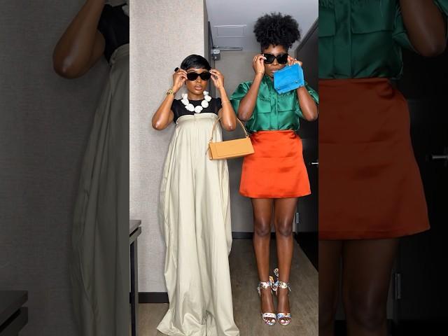 Wearing Nigerian brand AYABA #fashion #grwm #nyfw2023 #nyfw #shorts_ #short