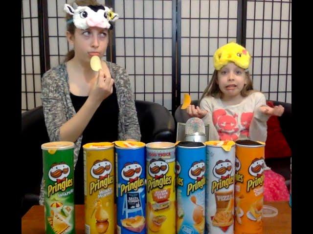 Sister vs Sister Pringles Challenge: Family That Games