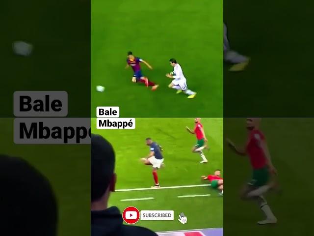 Mbappé vs Bale who is faster?