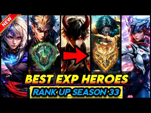 10 BEST EXP LANE HEROES SEASON 33 (2024) - Mobile Legends Tier List