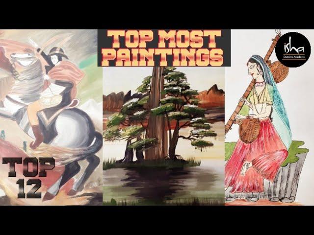 Top most expensive paintings||top12 paintings||fineartpaintings||Famous paintings collection of isha