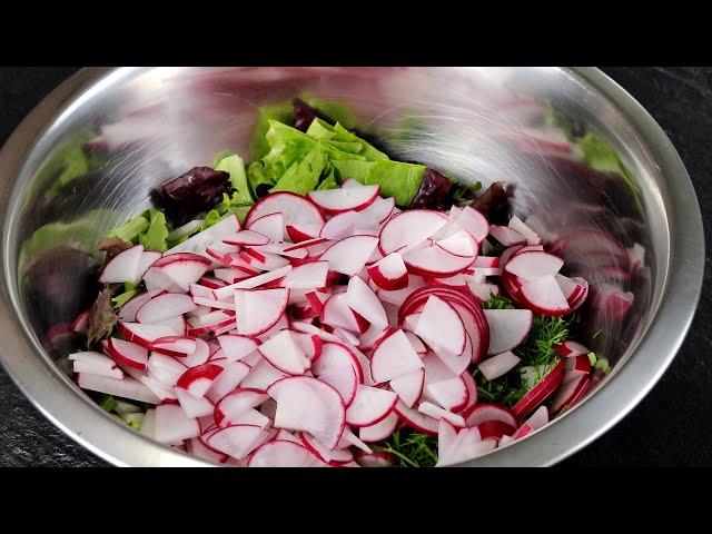 Обалденно Вкусный САЛАТ из самых Простых продуктов! ЭТОТ Салат БЕСПОДОБЕН! Готовлю Через День!