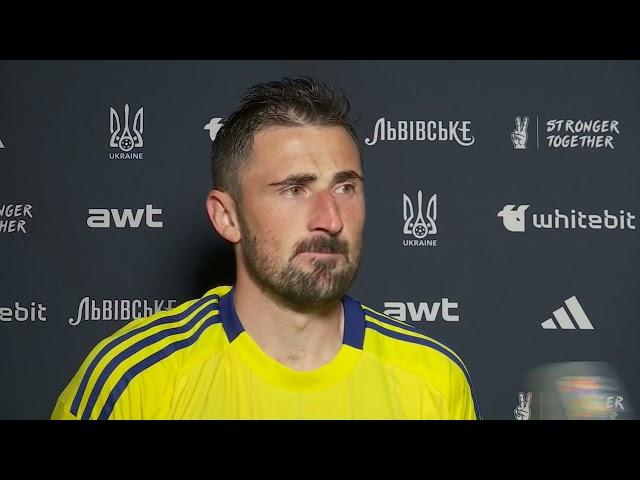 Ivan Kalyuzhnyi on his debut in the national team | Ukraine — Georgia | Football | League of Nations