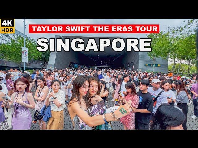 Singapore Goes Crazy For Taylor Swift | The Eras Tour Experience Outside Stadium  