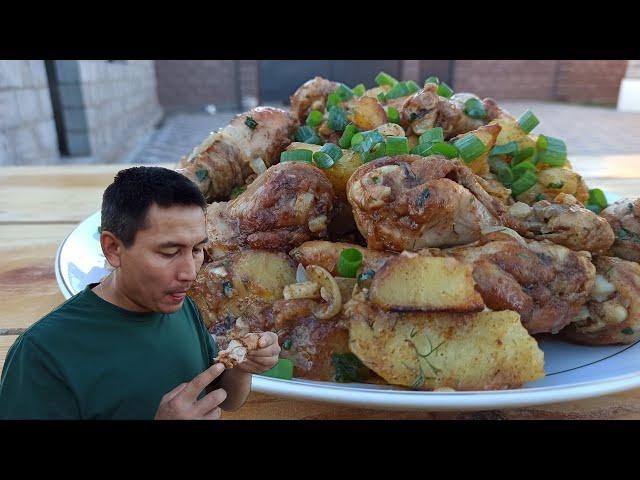 EXCELLENT CHICKEN LEGS WITH POTATOES! FAST AND DELICIOUS!!!