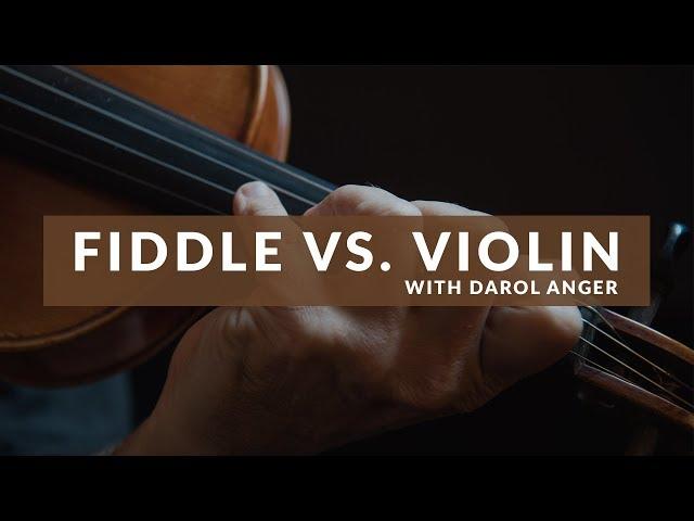 What is the difference between a violin and fiddle?