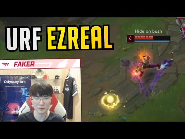 T1 Faker URF Ezreal With T1 Zeus, T1 Oner, T1 Keria, T1 Untara