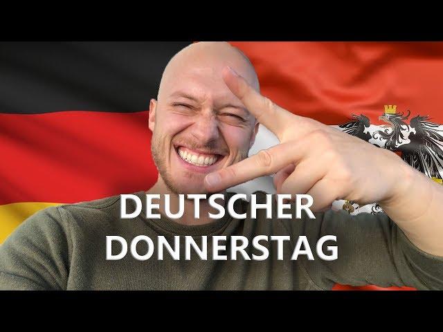 DEUTSCHER DONNERSTAG MIT JOHANNES BARTL