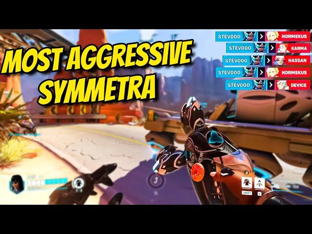 The Most Aggressive SYMMETRA You Will EVER See In Overwatch 2