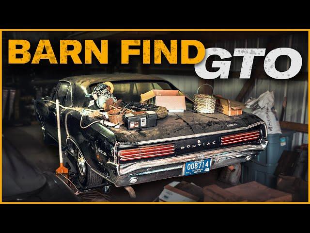 Pontiac GTO sitting for 40 years along with other American icons and hot rods | Barn Find Hunter