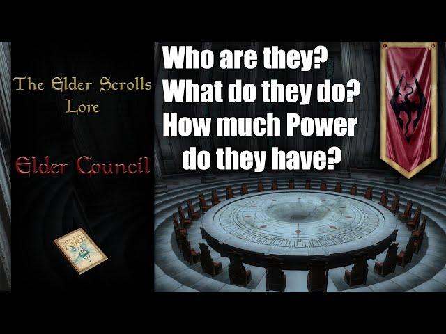 The Elder Council, Who Are They & What Power Do They Have? - The Elder Scrolls Lore