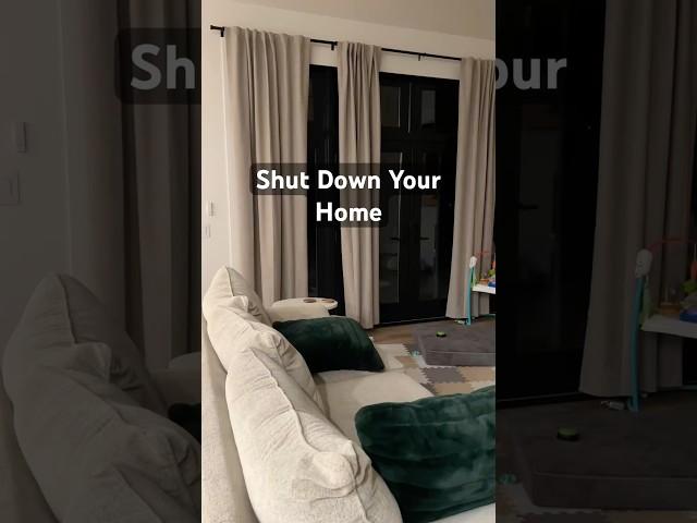 Do you shut down your home every night? #cleaning #cleanwithme #clean #cleaningtips #home #mom