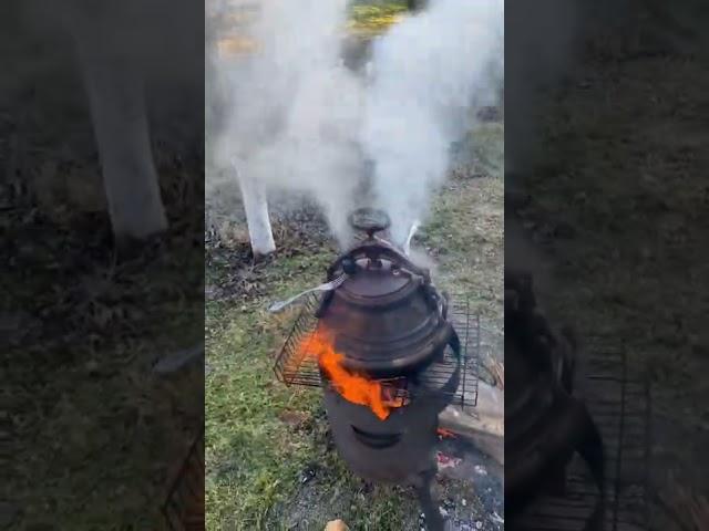 Блюдо в Афганский казане всегда по особенному вкусное