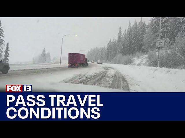 Snoqualmie Pass travel challenges